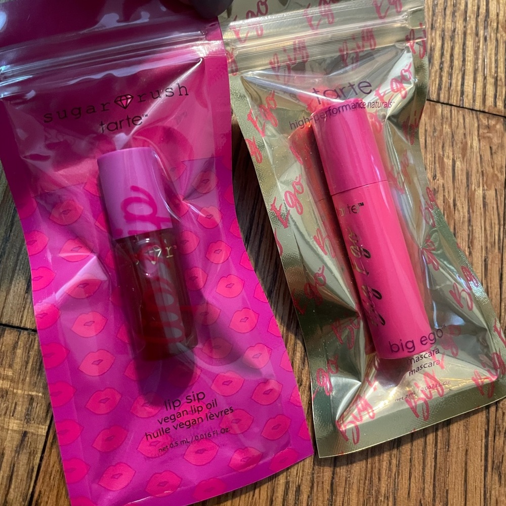 Tarte lip sip & big ego mascara trial duo